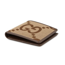 将图像加载到图库查看器中，GUCCI Jumbo GG Bifold Wallet Beige/Brown699308 Canvas
