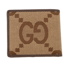 Load image into Gallery viewer, GUCCI Jumbo GG Bifold Wallet Beige/Brown699308 Canvas

