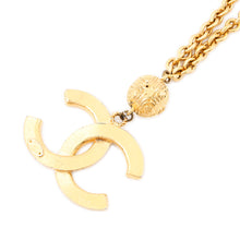Load image into Gallery viewer, CHANEL CC Mark Necklace Gold Gold Plated
