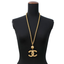Load image into Gallery viewer, CHANEL CC Mark Necklace Gold Gold Plated
