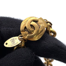Load image into Gallery viewer, CHANEL CC Mark Necklace Gold Gold Plated
