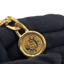 将图像加载到图库查看器中，CHANEL Coin Motif Chain Belt Gold Gold Plated
