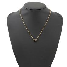 将图像加载到图库查看器中，HERMES Pop Ash Necklace Black Metal Lacquer
