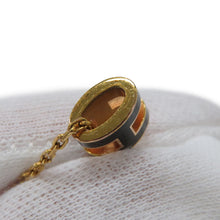 将图像加载到图库查看器中，HERMES Pop Ash Necklace Black Metal Lacquer
