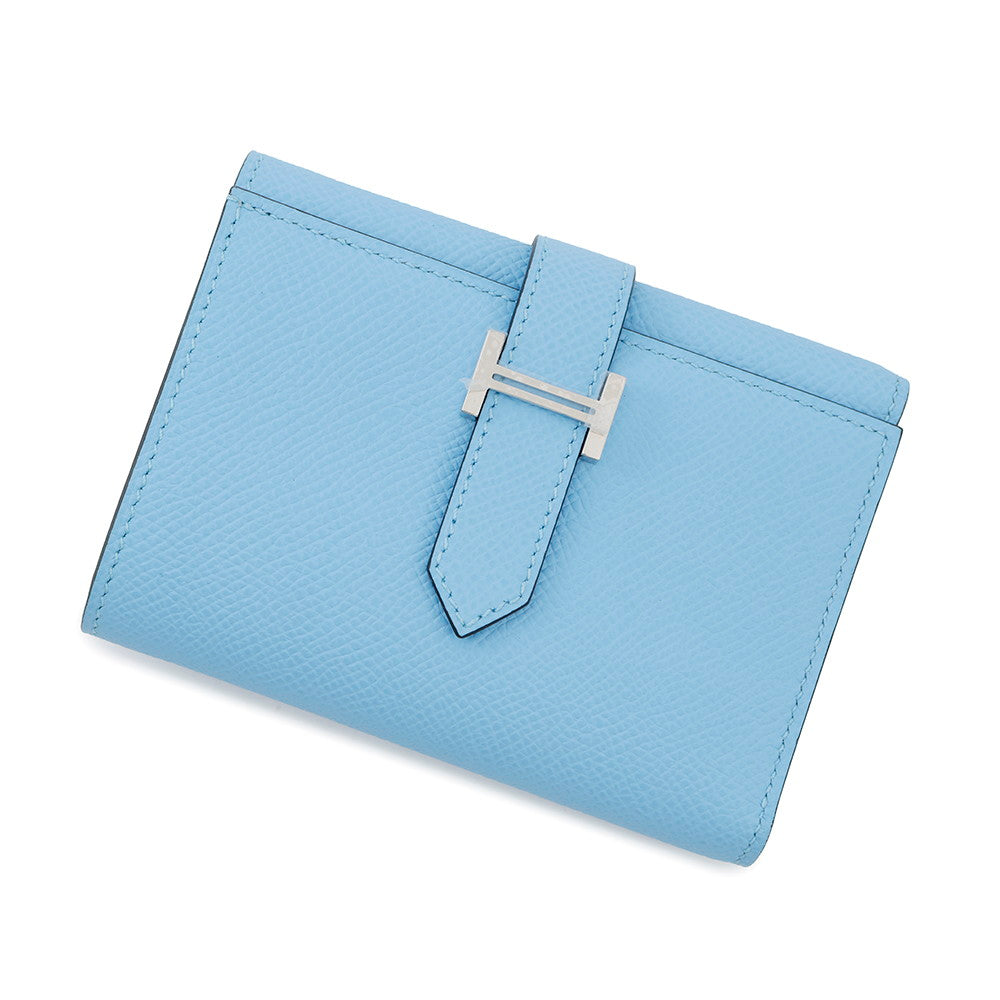 HERMES Bean Combine Verso Celeste/Vert Jade Epsom