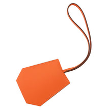 Load image into Gallery viewer, HERMES Clochette Key Ring 2024 Year Gift Orange Swift Leather
