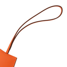 Load image into Gallery viewer, HERMES Clochette Key Ring 2024 Year Gift Orange Swift Leather
