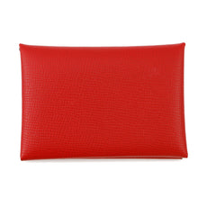 Load image into Gallery viewer, HERMES Calvi duo Rouge Casaque Epsom
