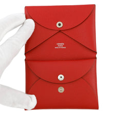 Load image into Gallery viewer, HERMES ★Calvi Duo Rouge Casaque Epsom
