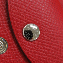Load image into Gallery viewer, HERMES Calvi duo Rouge Casaque Epsom
