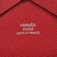 Load image into Gallery viewer, HERMES Calvi duo Rouge Casaque Epsom
