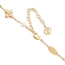 将图像加载到图库查看器中，LOUIS VUITTON Necklace Louisa GoldM01610 Gold Plated Faux Pearl
