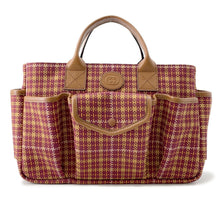 Load image into Gallery viewer, GUCCI Children&#39;s Check Pattern Interlocking G Tote Bag Brown/Bordeaux628159 Canvas Leather
