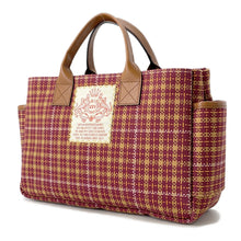 Load image into Gallery viewer, GUCCI Children&#39;s Check Pattern Interlocking G Tote Bag Brown/Bordeaux628159 Canvas Leather
