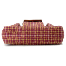 Load image into Gallery viewer, GUCCI Children&#39;s Check Pattern Interlocking G Tote Bag Brown/Bordeaux628159 Canvas Leather
