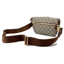 将图像加载到图库查看器中，GUCCI Interlocking G Belt Bag Beige/Brown682933 GG Supreme Leather
