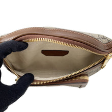 将图像加载到图库查看器中，GUCCI Interlocking G Belt Bag Beige/Brown682933 GG Supreme Leather
