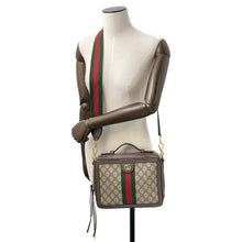 Load image into Gallery viewer, GUCCI Ophidia GG Supreme Shoulder Bag Beige/Brown550622 PVC Leather
