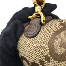 Load image into Gallery viewer, GUCCI Bamboo 1947 Jumbo GG Top Handle Bag Beige/Brown686864 Canvas Leather Size Mini
