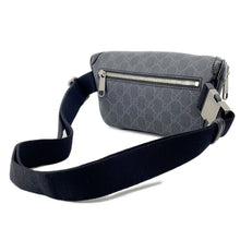 Load image into Gallery viewer, GUCCI Interlocking G Belt Bag Black682933 GG Supreme Leather
