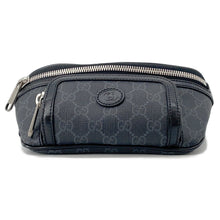 Load image into Gallery viewer, GUCCI Interlocking G Belt Bag Black682933 GG Supreme Leather
