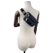 Load image into Gallery viewer, GUCCI Interlocking G Belt Bag Black682933 GG Supreme Leather

