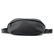 Load image into Gallery viewer, GUCCI inlay logo belt bag Black768111 Leather
