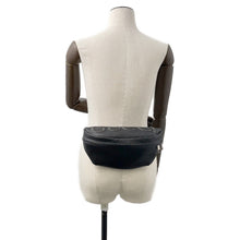 Load image into Gallery viewer, GUCCI inlay logo belt bag Black768111 Leather

