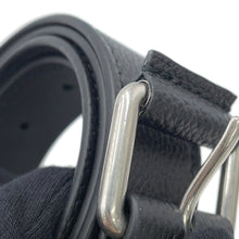 Load image into Gallery viewer, GUCCI inlay logo belt bag Black768111 Leather

