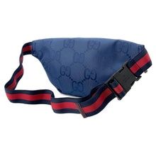 将图像加载到图库查看器中，GUCCI Children&#39;s GGNylon Belt Bag Blue502095 Nylon
