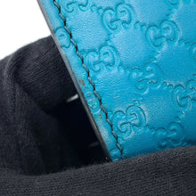 将图像加载到图库查看器中，GUCCI ★Emily MicroGuccissima Chainshoulder Bag Turquise Blue449636 Leather

