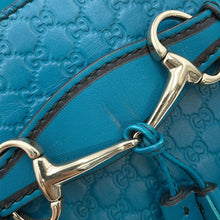 Load image into Gallery viewer, GUCCI Emily MicroGuccissima Chainshoulder Bag Turquise Blue449636 Leather
