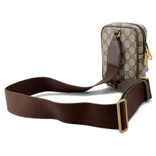 将图像加载到图库查看器中，GUCCI Ophidia GG Supreme Shoulder Bag Beige/Brown752565 PVC Leather
