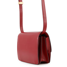 将图像加载到图库查看器中，CELINE Classic box Red189183DLS Leather Size Small
