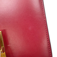将图像加载到图库查看器中，CELINE Classic box Red189183DLS Leather Size Small
