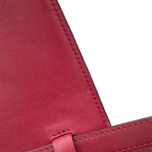 将图像加载到图库查看器中，CELINE Classic box Red189183DLS Leather Size Small
