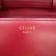 将图像加载到图库查看器中，CELINE Classic box Red189183DLS Leather Size Small
