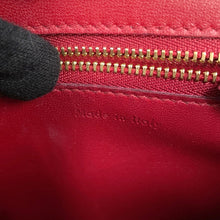 将图像加载到图库查看器中，CELINE Classic box Red189183DLS Leather Size Small
