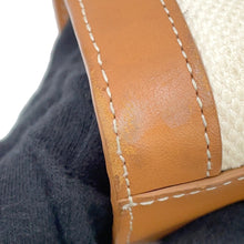 将图像加载到图库查看器中，CELINE Vertical Cabas Natural/Tan190402 Canvas Leather Size Large
