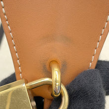 将图像加载到图库查看器中，CELINE Vertical Cabas Natural/Tan190402 Canvas Leather Size Large
