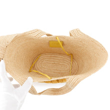 Load image into Gallery viewer, LOEWE Bunny Basket Bag Natural/YellowA223S18X01 Raffia
