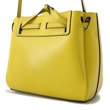 将图像加载到图库查看器中，LOEWE Lazo 2-Way Handbag Yellow329.74.Z71 Leather Size Mini
