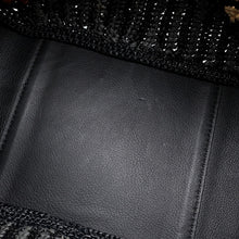 将图像加载到图库查看器中，LOEWE hammock Black/Orange/Natural Raffia Leather Size compact
