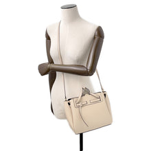 Load image into Gallery viewer, LOEWE Lazo 2-Way Handbag Beige329.74.Z71 Leather Size Mini
