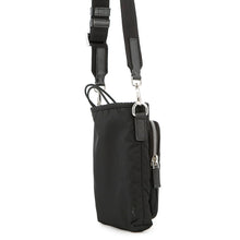 将图像加载到图库查看器中，PRADA Triangle logo smartphone case Black2ZH155 Nylon
