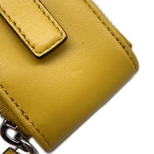 将图像加载到图库查看器中，PRADA Triangle Shoulder Bag Yellow1BH190 Leather

