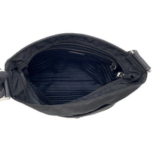将图像加载到图库查看器中，PRADA Shoulder Bag Black Nylon Leather

