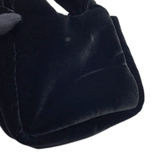 将图像加载到图库查看器中，PRADA Padded 2-Way Handbag Black1BA359 Velvet Size Mini

