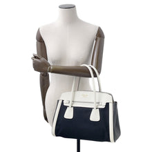 将图像加载到图库查看器中，PRADA 2WAYHandbag Black/WhiteBN2595 Canvas Leather
