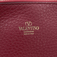 Load image into Gallery viewer, Valentino Garavani Rock Studded Handbag Ivory/Red3W2B0K11VSN Leather
